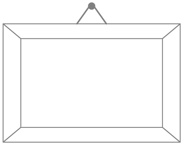 Hanging Picture Frame | Clipart Panda - Free Clipart Images