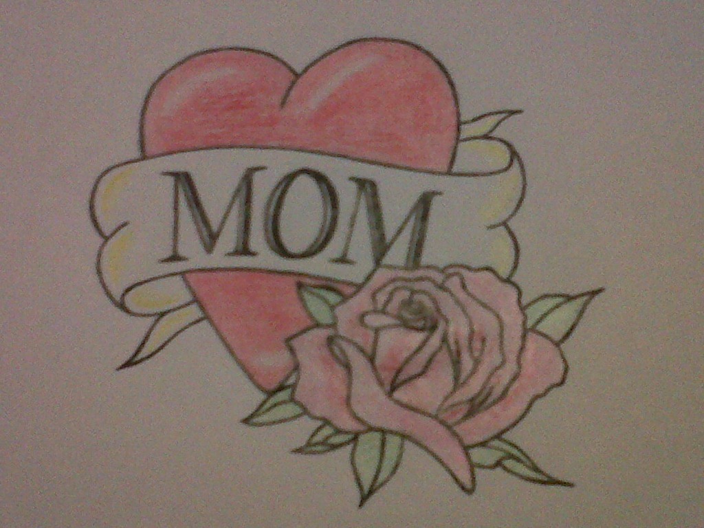 Mom Rose Heart Tattoo | My Blog