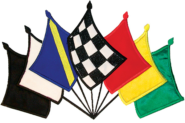 Grand Slam Designs Embroidery Design: Racing Flags Applique 5.53 ...