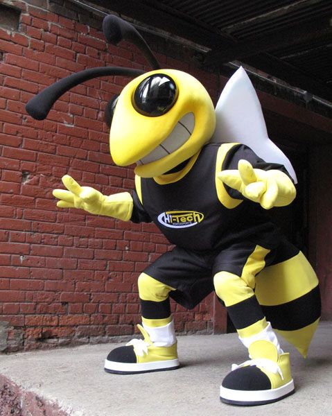 hornet mascot | Black and Gold~Be Bold! | Pinterest