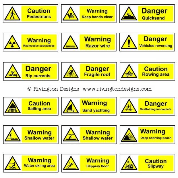 Warning Signs - Rivington Designs