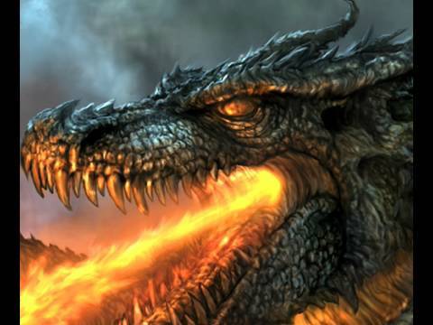 Speed Painting the Fire Breathing Dragon! - YouTube