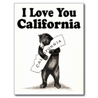 California Bear Cards, California Bear Card Templates, Postage ...