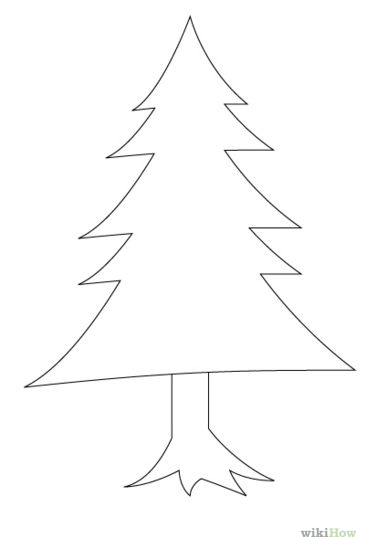 Simple Pine Tree Drawings - Gallery