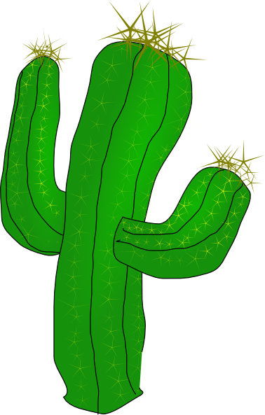 Saguaro Cactus clip art - vector clip art online, royalty free ...