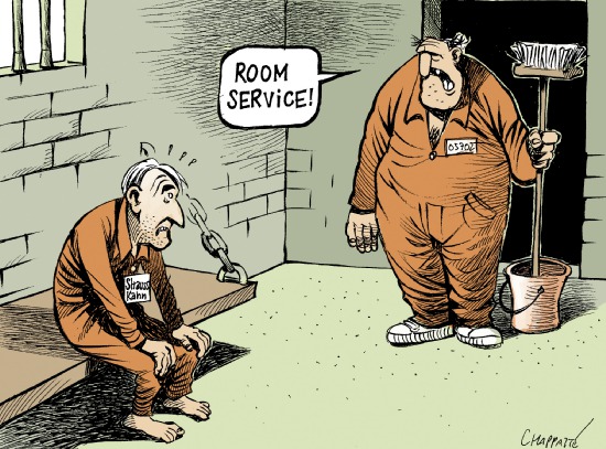 Strauss-Kahn's Last Day In Jail (cartoon by Chappatte) | Chappatte ...