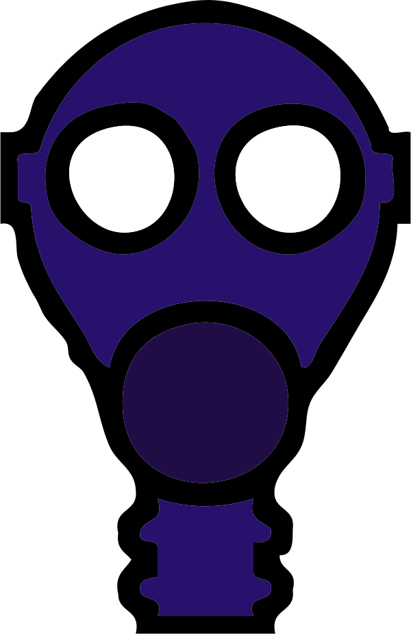 gas mask - vector Clip Art