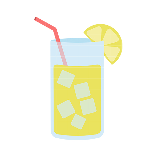 Lemonade Clip Art - Quarter Clipart