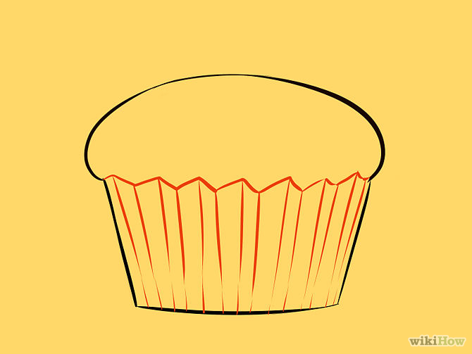 3 Ways to Draw a Cupcake - wikiHow