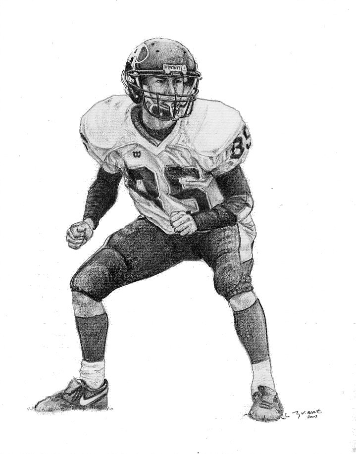 Football Player Drawing Images Goimages Story