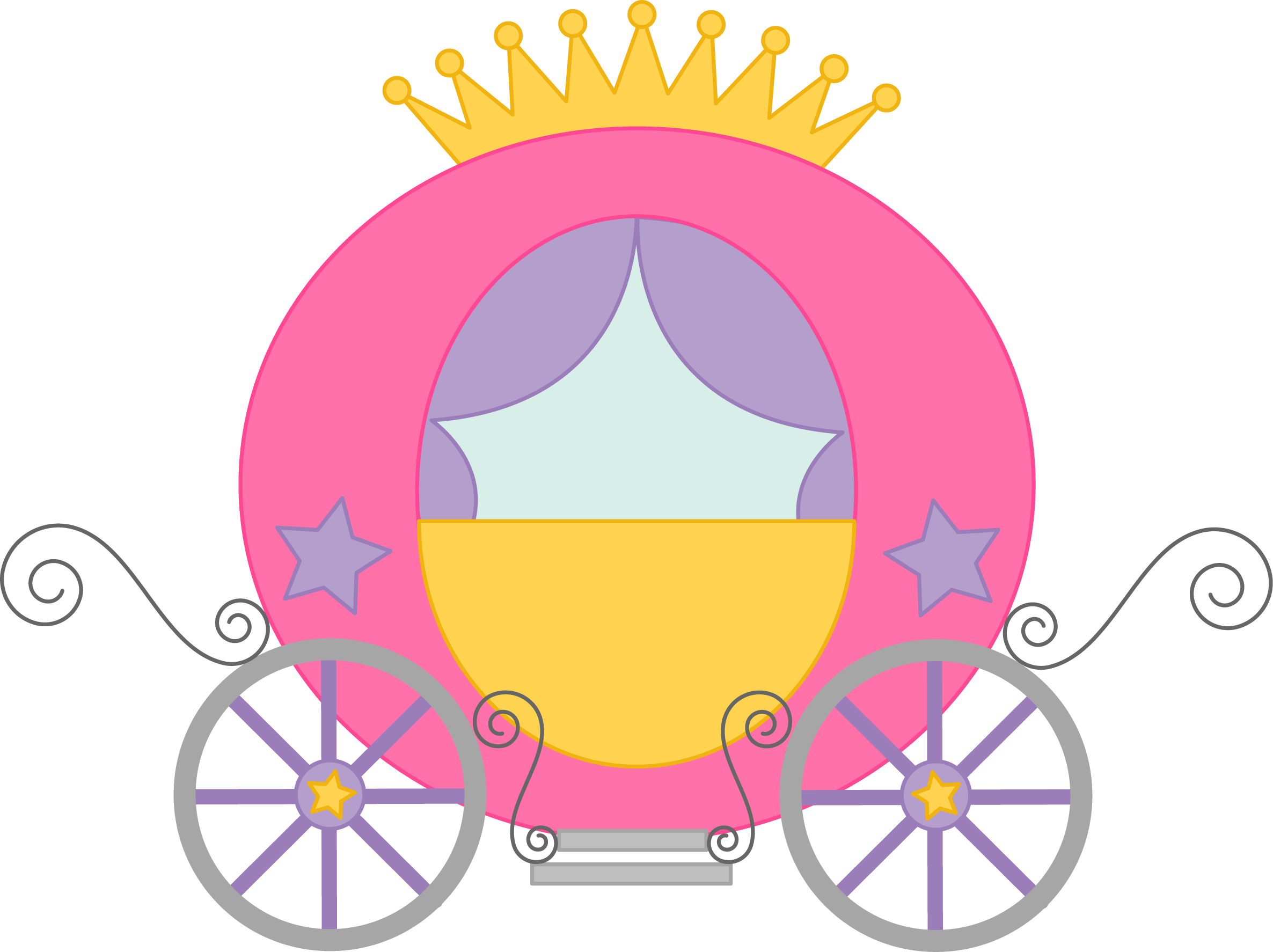 princess carriage clipart - photo #1