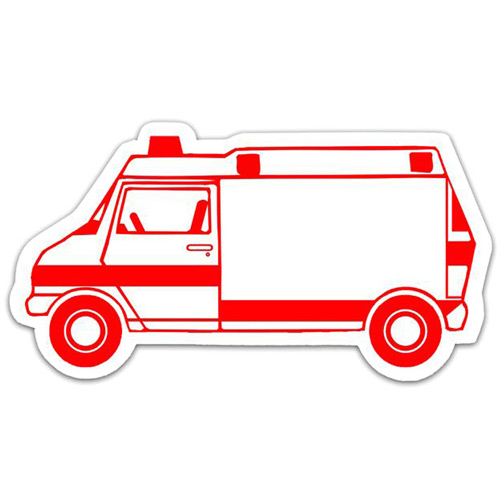 Ambulance Magnet | Custom Magnets | 0.28 Ea.