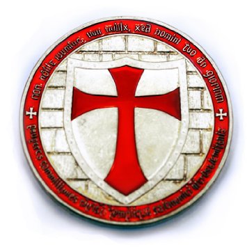 Amazon.com: 1 Ounce Knights Templar Cross Masonic Freemason Silver ...