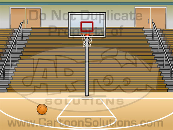 Basketball Court Cartoon - Cliparts.co
