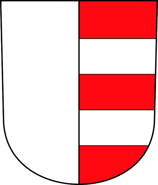 RED, WHITE, SHIELD, TEMPLATE, COAT, ARMS, BLANK, CREST - Public ...