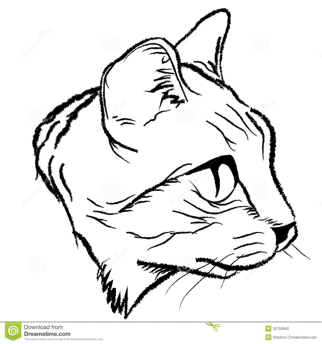 Cute Cat Face Drawing Cliparts co