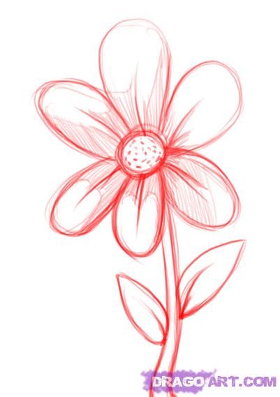 simple drawings of flowers - Google Search | ART | Pinterest