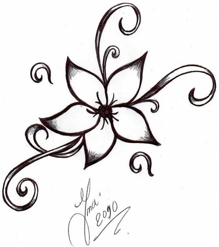Easy To Draw Flower Designs - ClipArt Best