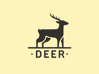 Dribbble - Deer Logo by Alberto Bernabe