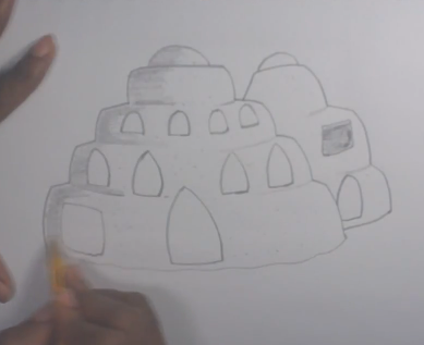 How to Draw a Sandcastle Step by Step | How to Draw Faster