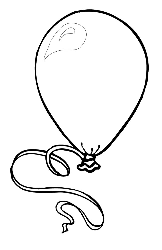 Balloon Coloring Pages - AZ Coloring Pages