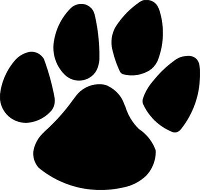 Panther Paw Footprint Vinyl Decal Sticker | eBay