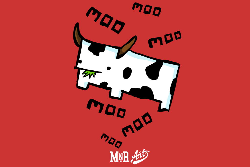 Moo Moo Cow Illustration by mnrART on deviantART