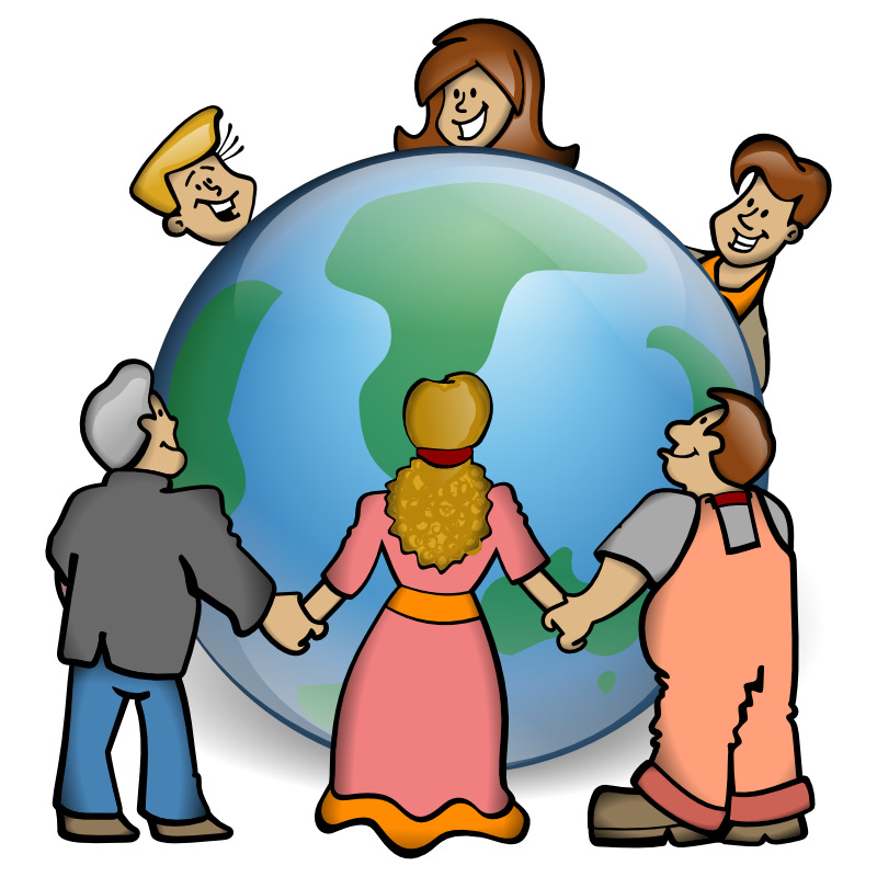 Clipart - Embrace the World