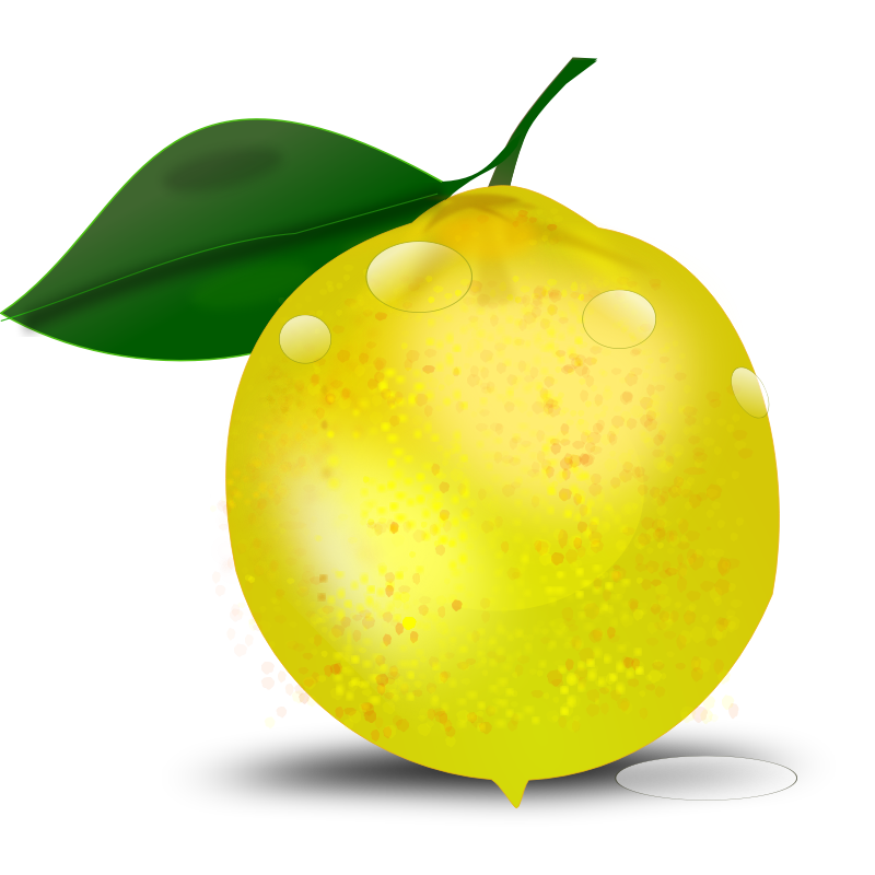 Clipart - lemon photorealistic