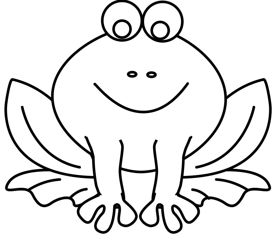 Frog on a lily pad Clipart, vector clip art online, royalty free ...