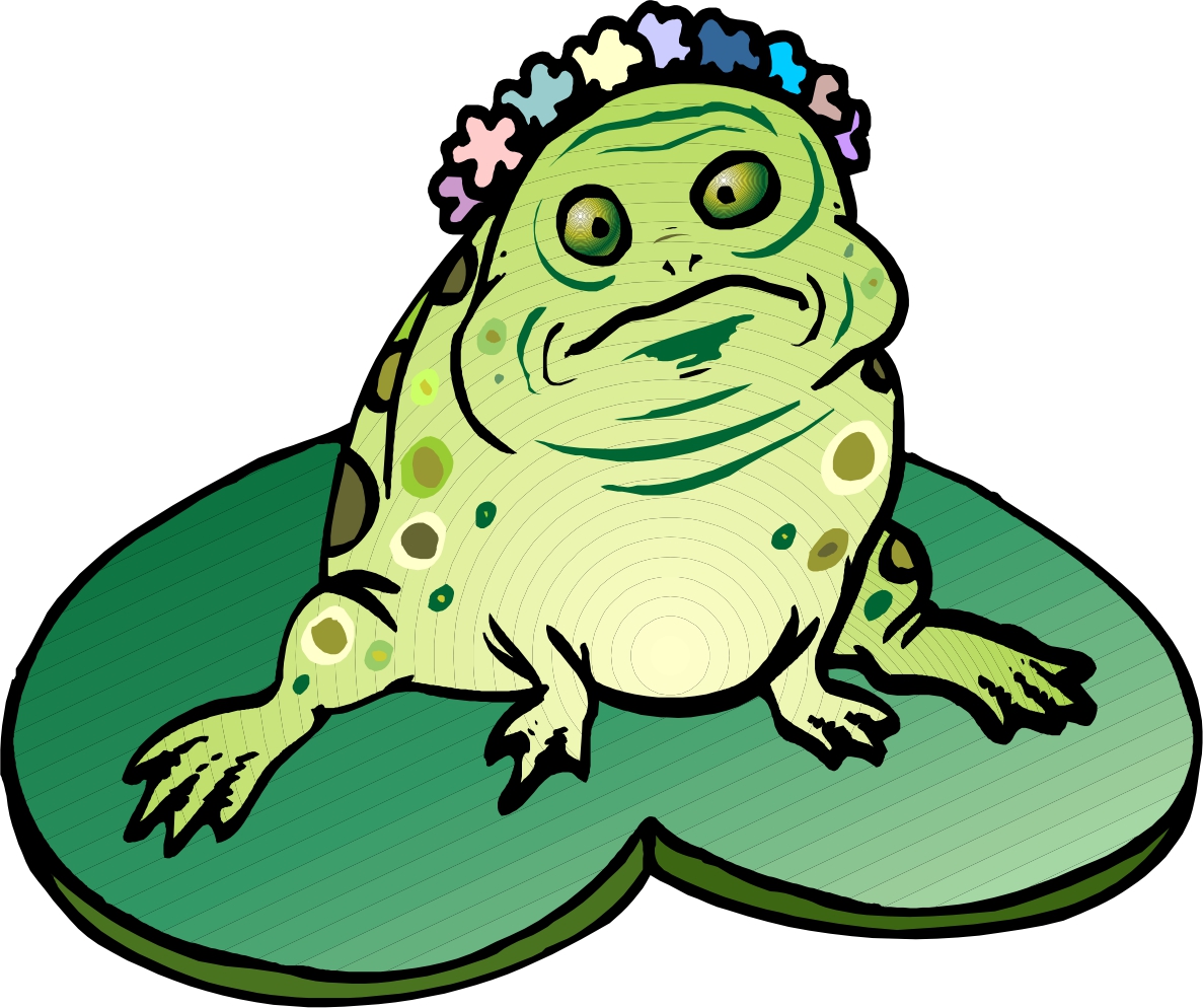 Cartoon Frogs On Lily Pads - ClipArt Best