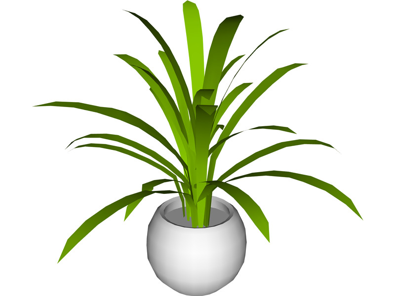 Plant in Pot 3D Model Download | 3D CAD Browser
