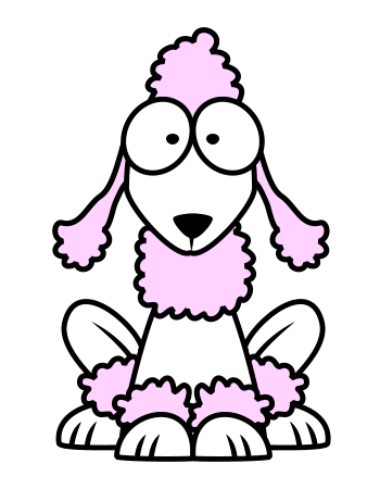 How to draw a cartoon poodle | dogs | Pinterest