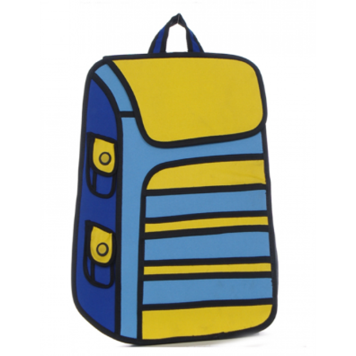 MA7ALLY - Comic Cartoon 3D Backpack - School Bags - Office ...