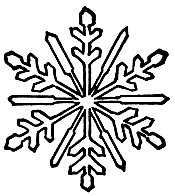 Snowflake Clipart Black And White | Clipart Panda - Free Clipart ...