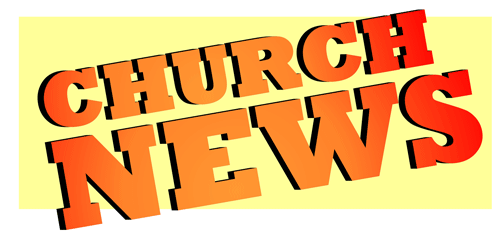 Free Christian Clip Art: Church News Banner 1 (yellow & red)