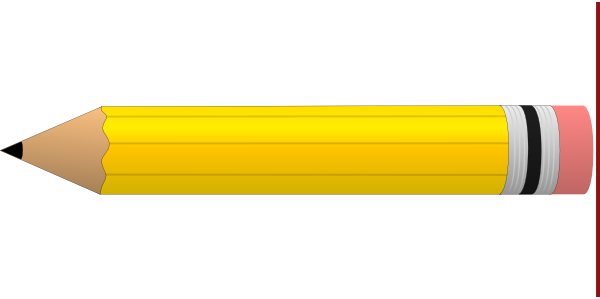 Yellow #2 Pencil clip art - vector clip art online, royalty free ...