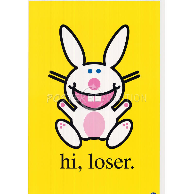 Happy Bunny (Hi, Loser!) Cartoon Poster - 24x36