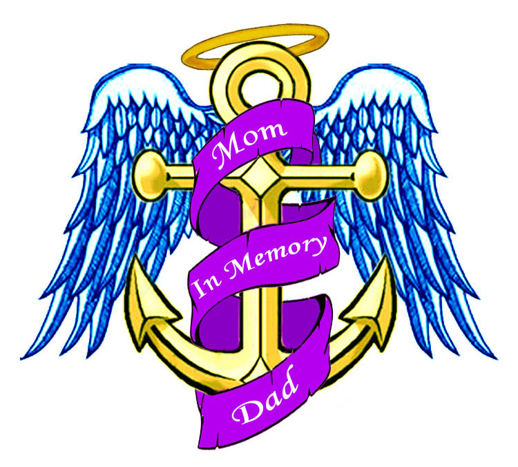 anchor-white-wings-mom-dad-purple-banner-text halo tattoo | Flickr ...