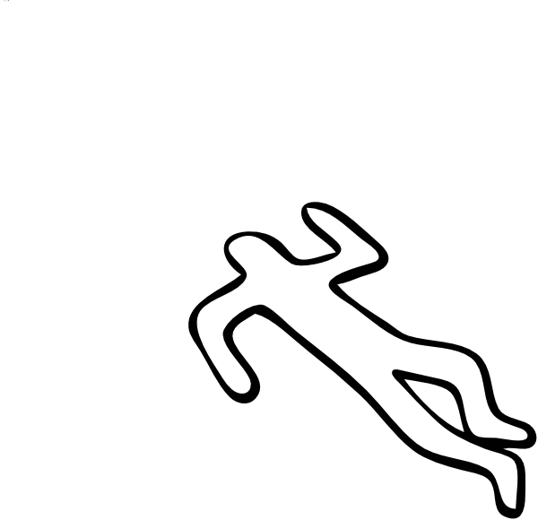 Dead Man clip art - vector clip art online, royalty free & public ...