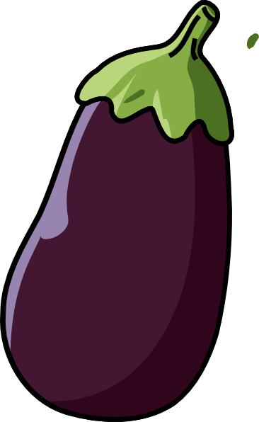 Eggplant clip art - vector clip art online, royalty free & public ...