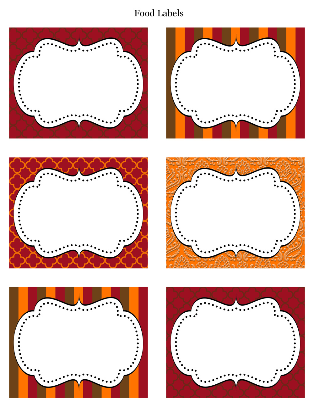 FREE Thanksgiving Party Printables from Cupcake Express | Catch My ...