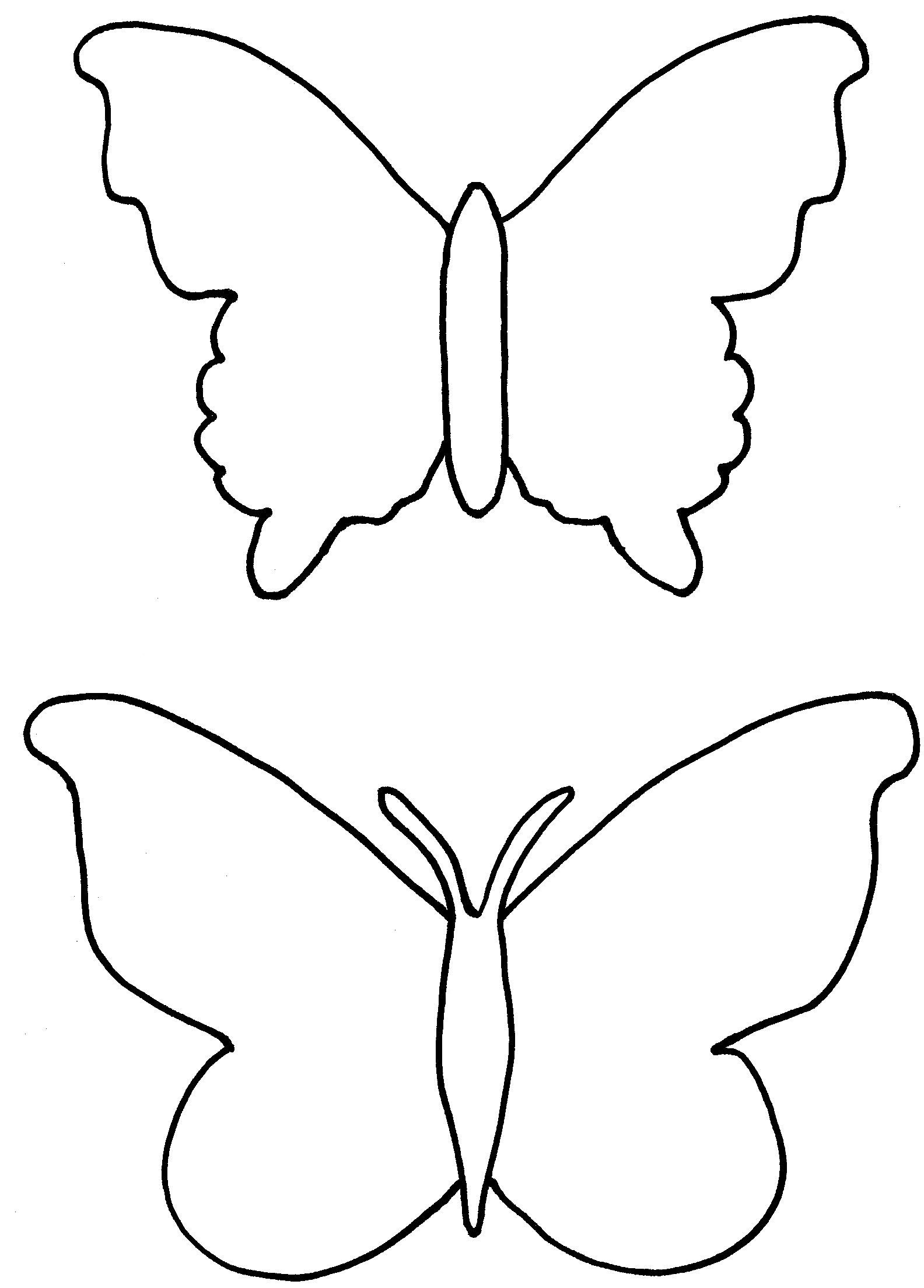 Printable Butterfly Cutout