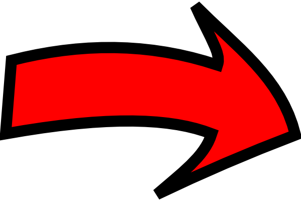 Red Curved Arrow - Cliparts.co