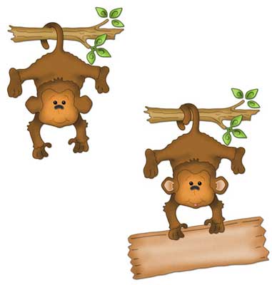 Printable Hanging Monkey Template Images & Pictures - Becuo