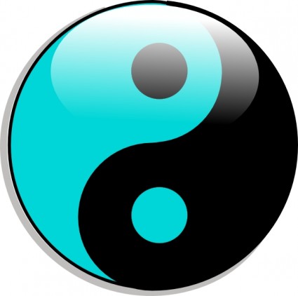 Blue yin yang clip art Free vector for free download (about 1 files).
