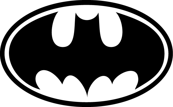 Batman Logo Outline | Cartoon Inside