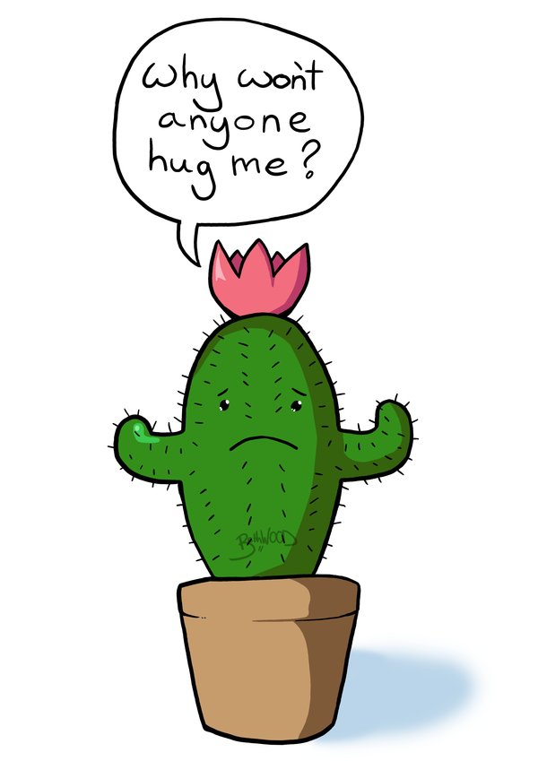 A lonely cactus by MyHatsEatPeople on deviantART
