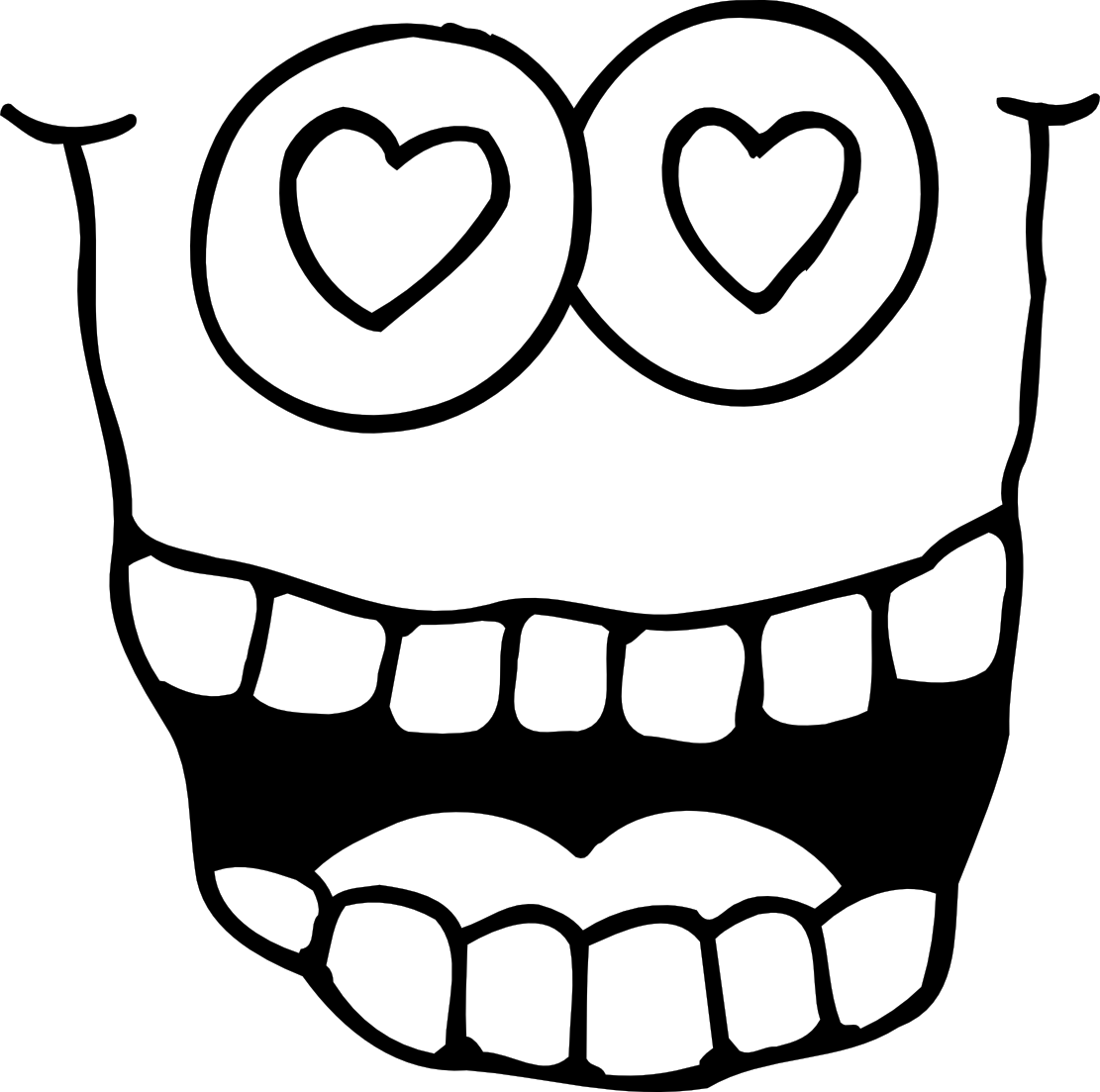 Images For > Happy Valentines Clipart Black And White