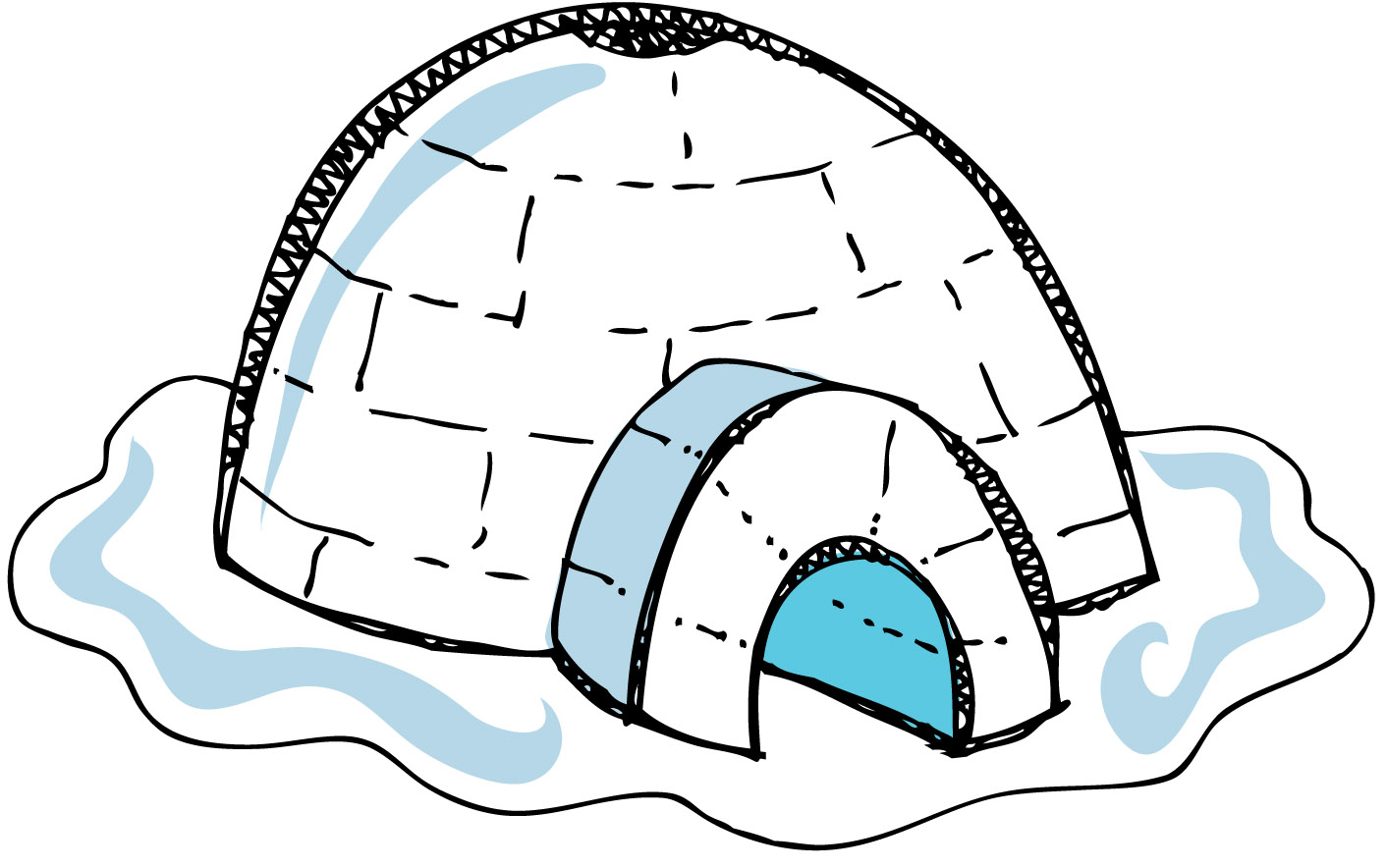 Pix For > Igloo Clipart